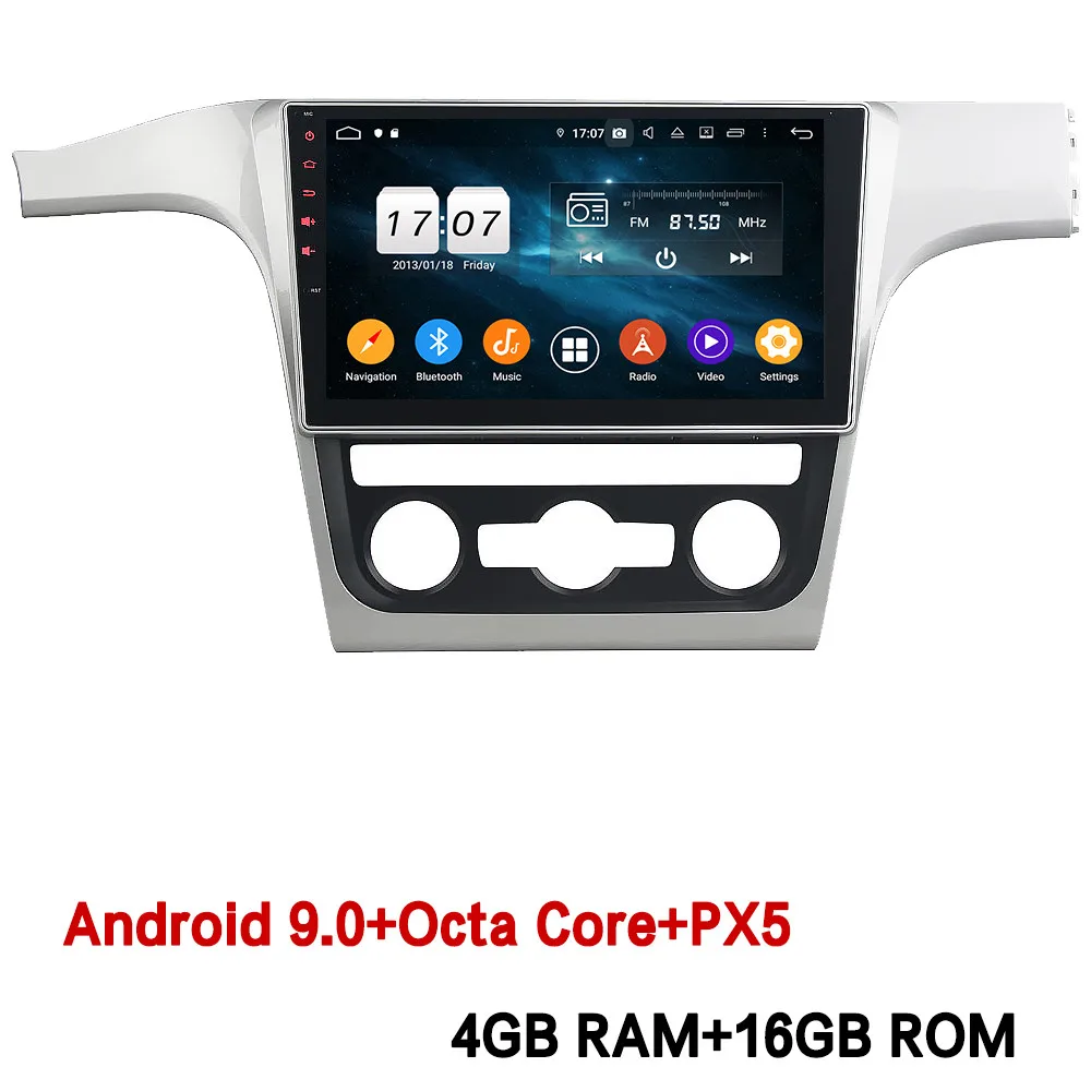 4GB RAM x 16GB ROM Klyde 10," ips 4G Android 9 Восьмиядерный 4 Гб ОЗУ 64 Гб ПЗУ DSP автомобильный DVD мультимедийный плеер радио для Volkswagen Passat B6 2013 - Цвет: 4GB RAM x 16GB ROM