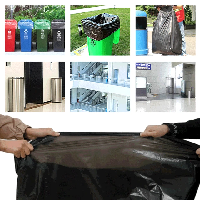 Garbage Rubbish Industrial Contractor  Heavy Duty Contractor Trash Bags -  Trash Bin - Aliexpress