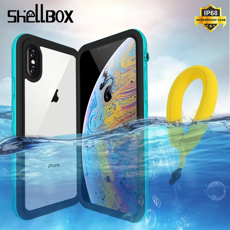 Защитный чехол 360 для Apple iPhone XS Max водонепроницаемый из поликарбоната 11 Pro Xr Xs