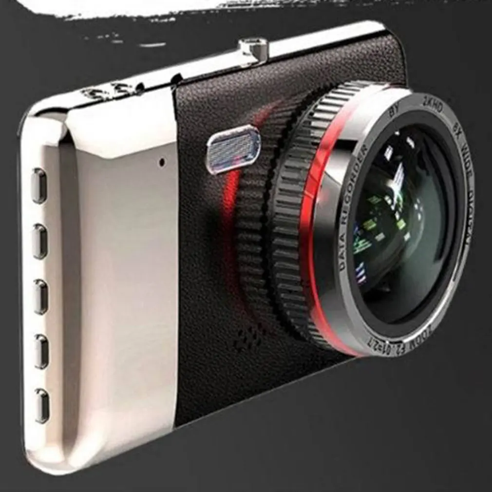4 дюйма ips Экран Full HD 170 градусов широкий угол обзора Видеорегистраторы для автомобилей монитор 1080P Передний+ задний видео парковка устройства максимально широкого обзора