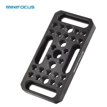 

Video Switching Cheese Plate Camera Easy Plate for Railblocks, Dovetails and Short Rods For DSLR Camera Cage 15mm Rig System