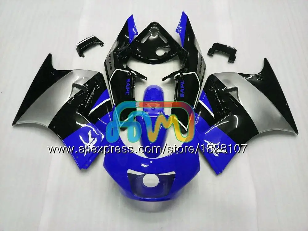 No. 34 Body For SUZUKI Blue white SAPC VJ21 RGV250 88 89 90 91 65BS.2 RGVT250 VJ 21 RGV-250 VJ22 RGV 250 1988 1989 1990 1991 Fairing - Цвет: No. 34