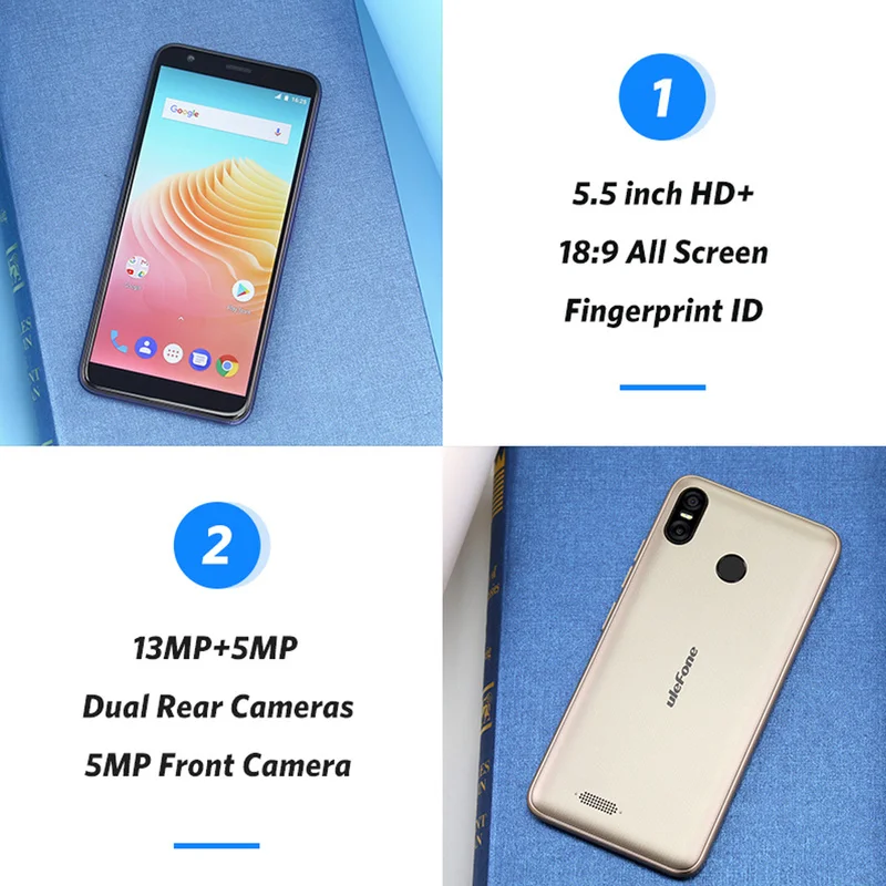 Смартфон Ulefone S9 PRO 2 Гб ОЗУ 16 Гб ПЗУ 5," 4G LTE телефон MTK6739 четырехъядерный Android 8,1 МП отпечаток пальца мобильный телефон