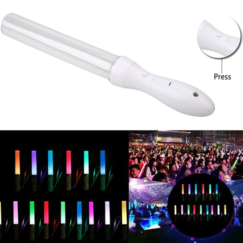 ABS+ PVC светящиеся Glo-Sticks цветной светящийся светодиодный светящийся стержень для торжеств прочный светильник для концертов и ночного мероприятия