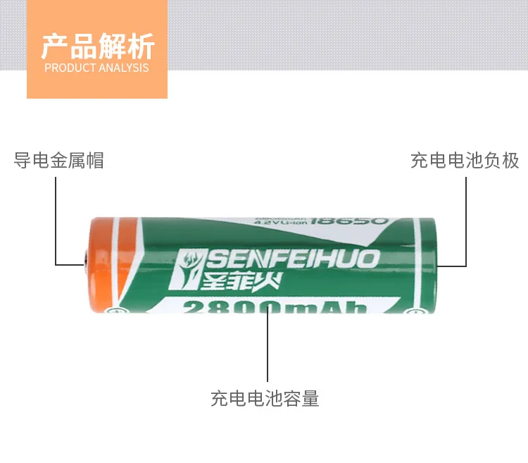 Светодиодный фонарик только 18650 литиевая батарея Hongli элемент литиевой батареи производители оптом Универсальный
