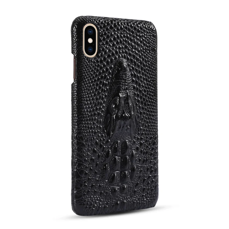 Стильный 3D чехол из натуральной кожи с драконом для Apple iPhone XS MAX Роскошный чехол для iPhone X/XS MAX/XR чехол для телефона
