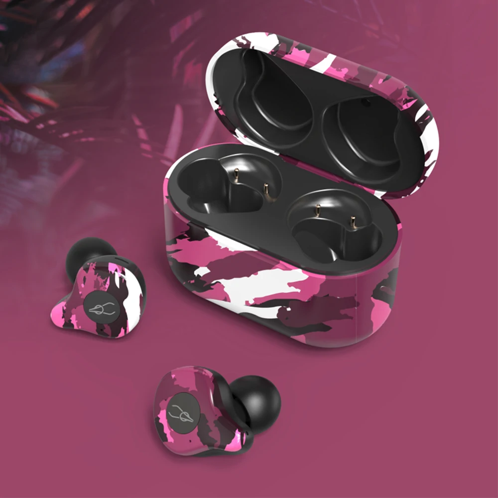 

HIFI Sound Wireless Headphoens New Version E12 Bluetooth 5.0 in ear Earbuds Mic Noise Clearing Earphones Supports Apt-X AAC SBC