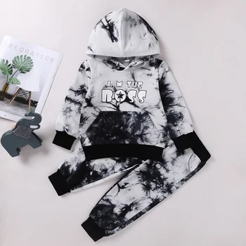 

PatPat New Arrival Autumn and Winter 2-piece Baby Toddler Tie-dye Long-sleeve Top and Pants Set Children Clothing