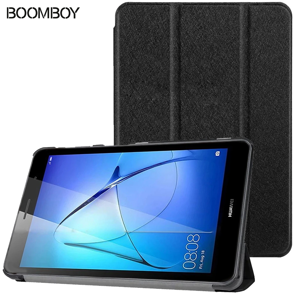 Funda Huawei MediaPad T3 7.0 3G BG2-U03 BG2-U01 Magnetic Stand Tablet Case Leather Flip Coque Wake/Sleep Smart Cover | Компьютеры и