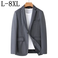 Size 8XL 7XL 6XL 2021 New Men Brand Suit Jacket Blazer Spring Autumn Casual Loose Mens Suit Business Oversized Masculino Blazers 1