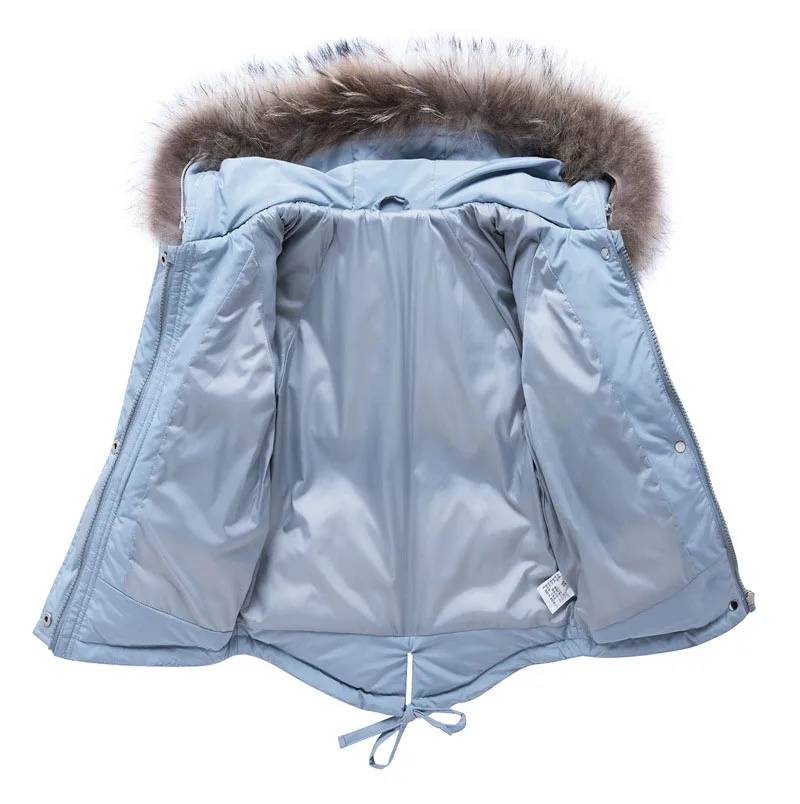 Г. Зимняя куртка для детей, пуховики комбинезоны для мальчиков и девочек зимний комбинезон с капюшоном, парка с натуральным мехом, пальто штаны, комплект детской одежды