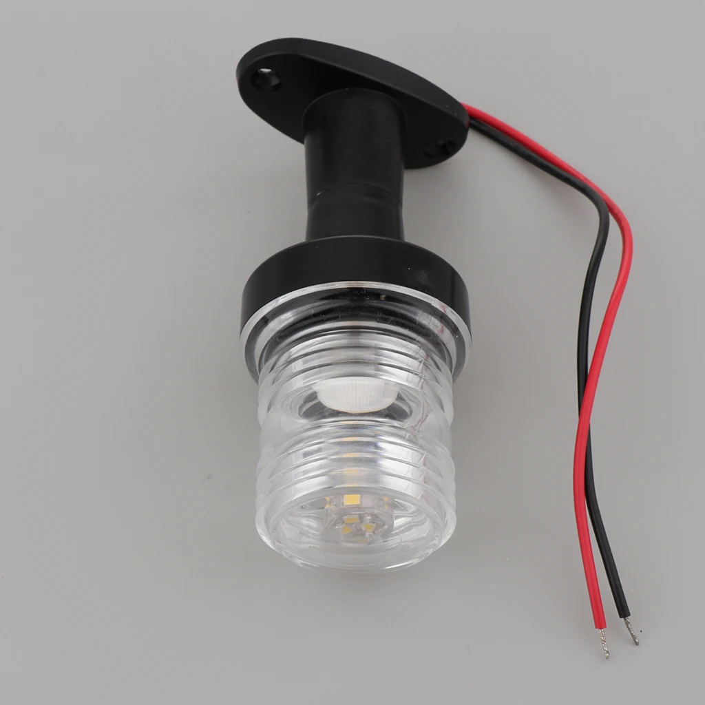 Навигационные якорные огни все круглые 360 ° Белый светодиодный 12V для морских, лодок, яхты