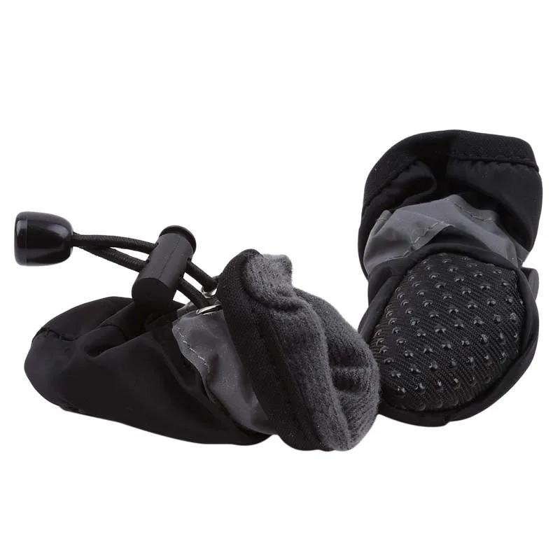 Title 9, 4Pcs Waterproof Pet Dog Shoes Winter Warm Soft ...