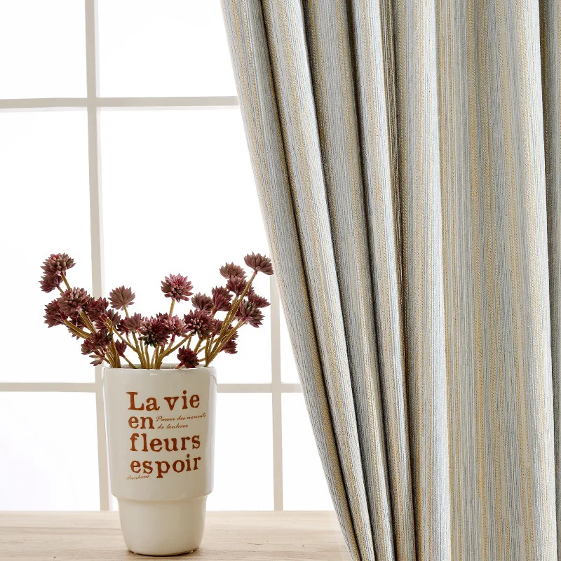 

Solid Color Curtains for Living Dining Room Bedroom Modern Blackout Curtain Fabric Custom Snow Neil Jacquard