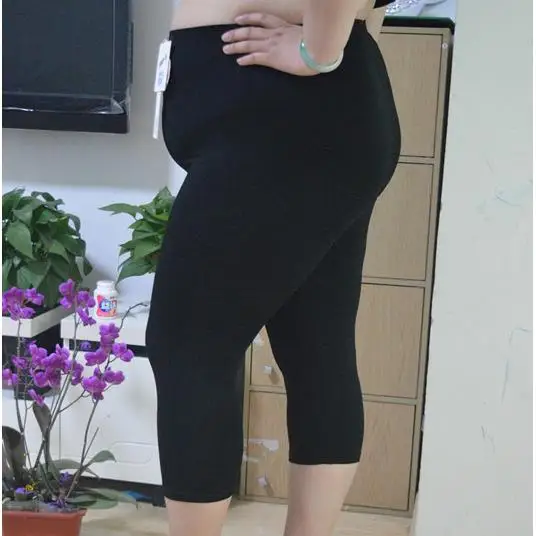 Женские брюки сексуальные женские большие размеры 3XL 4XL 5XL фитнес модельные Леггинсы эластичные с высокой талией обтягивающие укороченные брюки J267