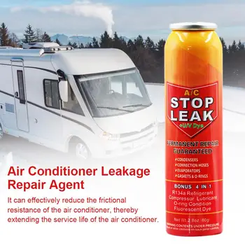 

Professional Fix Air Conditioner Plugging Agent Car Fluorescent Leak Detection R134A Refrigerant Oil Leak Repair Agent