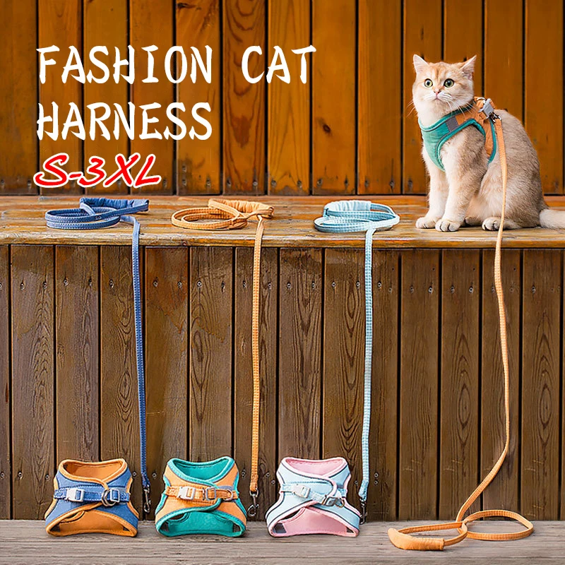 floral cat harness