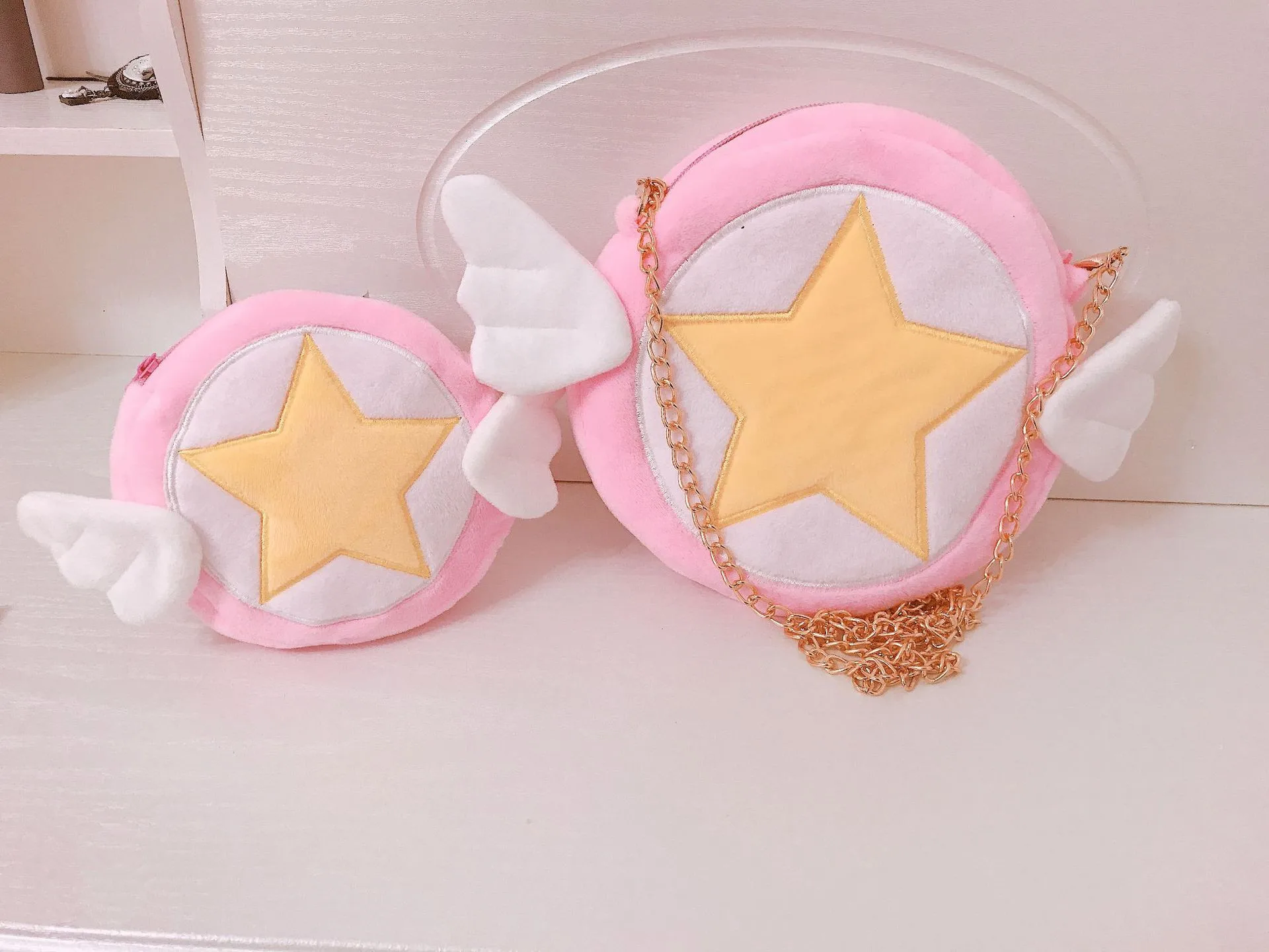Косплей Аниме карты Captor Sakura Мягкий Пушистый Плюшевый волшебная палочка портмоне