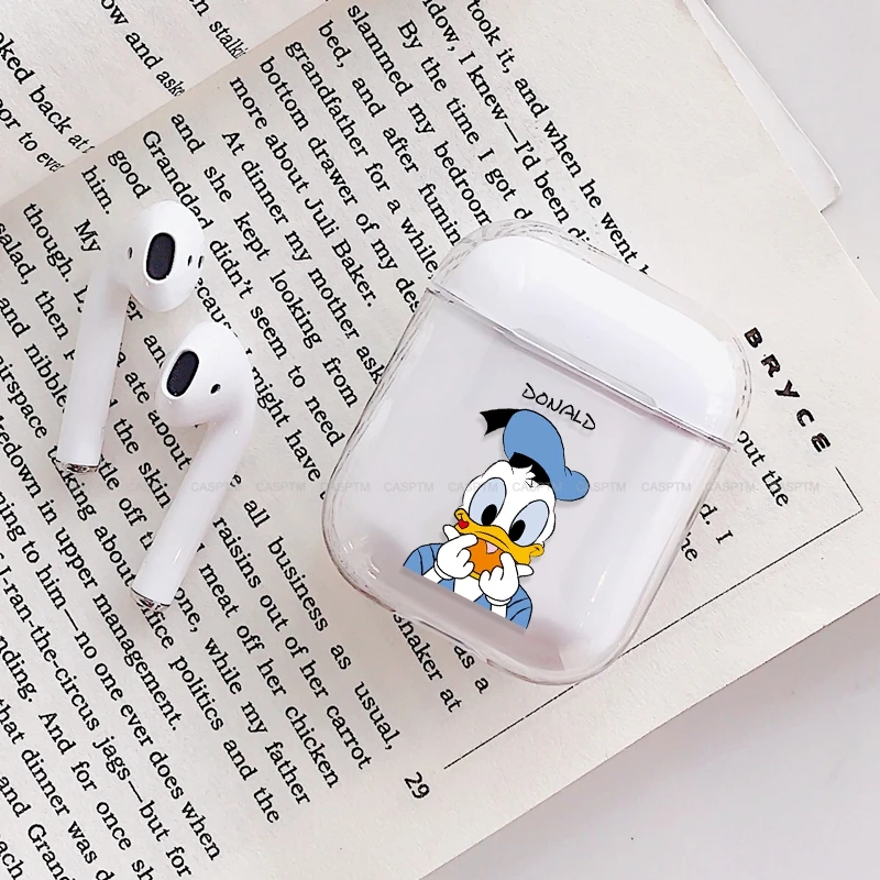 Прозрачный чехол для наушников, чехол для AirPods 1 2, Жесткий Чехол для Apple Airpods 2, аксессуары для наушников Bluetooth