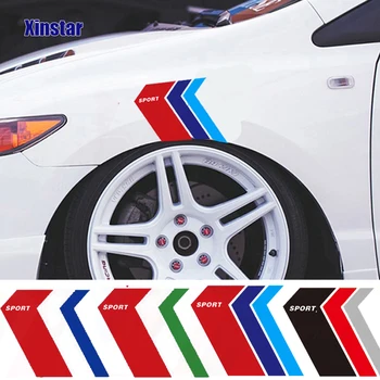 

2pcs Auto Car sticker for BMW E30 E46 E60 E90 F10 F30 Amg SLNE AUDI BENZ MINI VOILSWAGEN RLINE A4 A6 CC GOLF