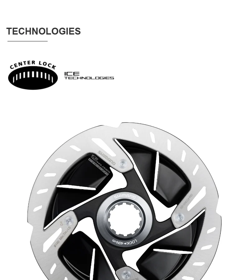 SM-RT900 160mm &140mmセット SHIMANO DURA-ACE SM-RT900 Дисковый тормозной ротор ICE