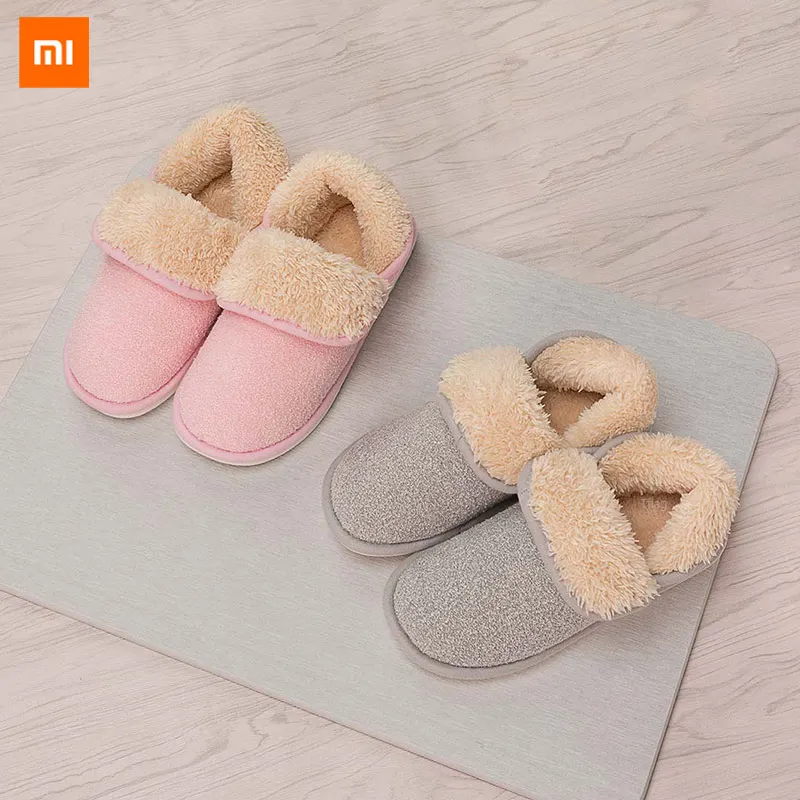 Xiaomi Mijia теплая сумка для ног хлопковые тапочки ПВХ материал гибкий изгиб без