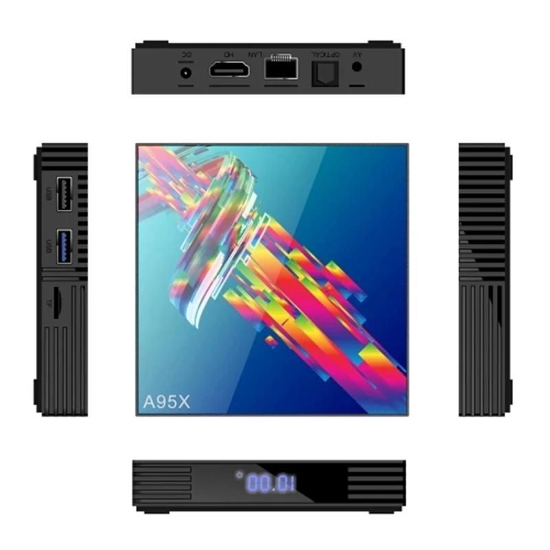 ABKT-A95X R3 Smart Android 9,0 ТВ приставка RK3318 четырехъядерный 64 бит 2 ГБ/16 ГБ UHD 4 к VP9 H.265 2,4G/5G WiFi BT4.2 HD медиаплеер Dis