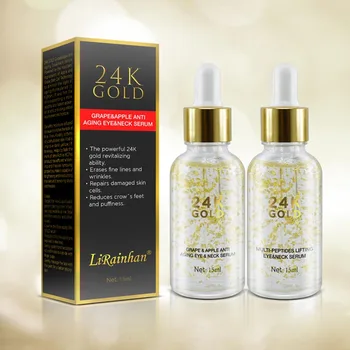 

24k Hydrating Smooth Fine Lines Remove Dark Circles Eye Bags Anti-Wrinkle Fade Neckline Eye Serum