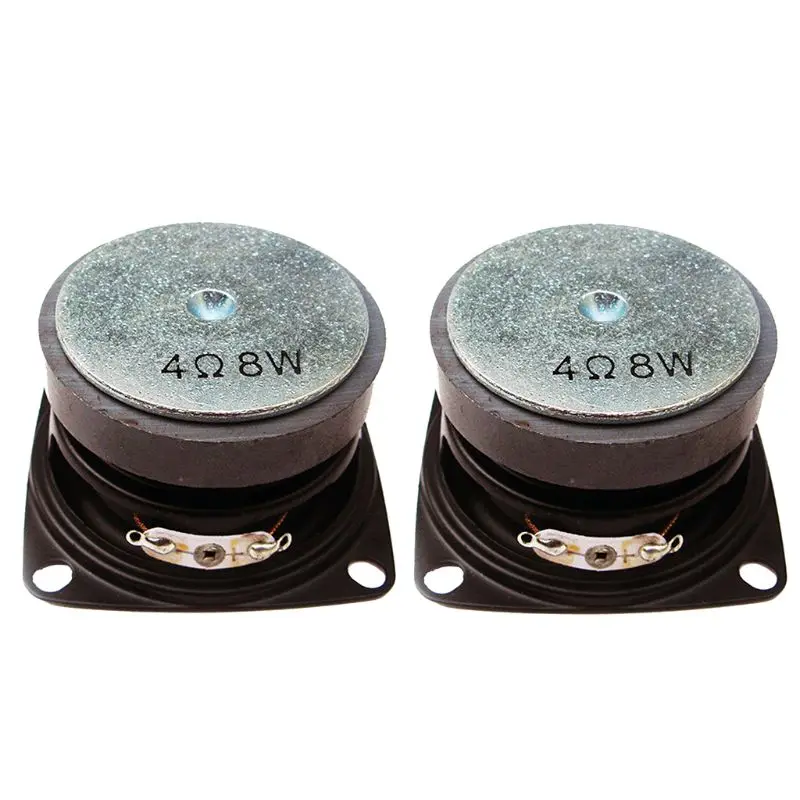 Комплект из 2 предметов, 2 дюйма мини Портативная аудио колонка 4/8Ohm 8/15W полный спектр мультимедиа Динамик для дома Театр звук Системы "сделай сам"