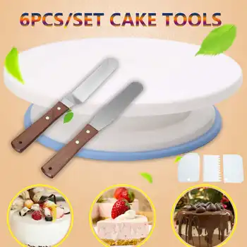 

DIY Cake Turntable Baking Table-Set Pastry-Accessories Cake Decorating Set Cake DIY Mounting Table Tool