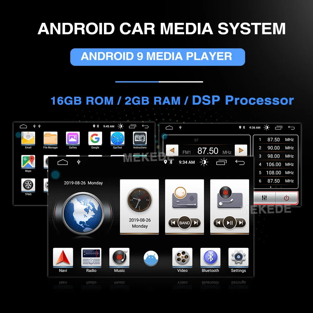 MEKEDE ips DSP 1024X600 Автомобильный gps Android 9,0 Bluetooth четырехъядерный автомобильный Dvd медиаплеер для FIAT 500 автомобильный радио мультимедиа