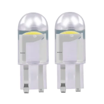 

2PCS T10 W5W WY5W 168 501 2825 COB LED Car Wedge Parking Light Side Door Bulb Instrument Lamp Auto License Plate Lights