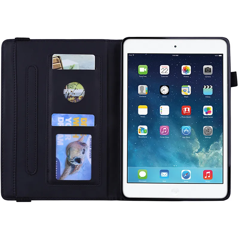 Wekays Coque для Apple IPad Mini 1 2 3 4 5 7,9 дюймов классический цветочный кожаный чехол для IPad Mini 5 4 3 2 1 7," чехол s