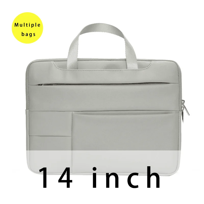 11 ''12'' 13 ''14'' 15 ''сумка с ручками для iPad 12,9 11 дюймов Pro противоударный кейс для ноутбука для iPad Pro 12,9'' чехол - Цвет: 14inch gray