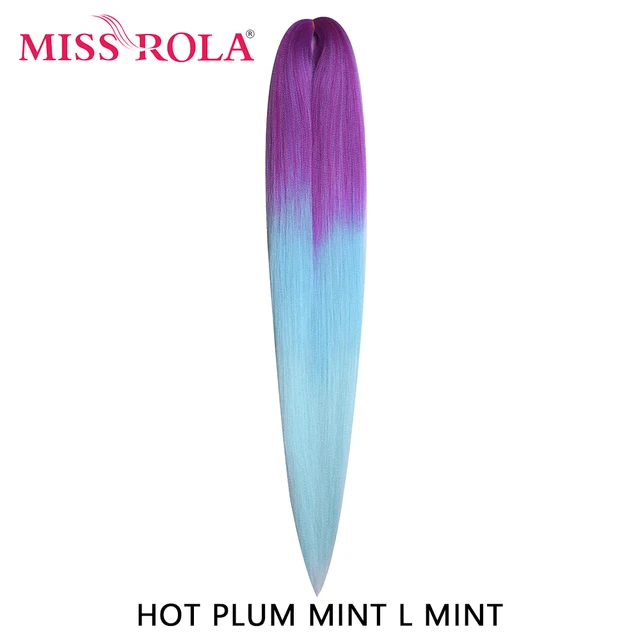 Miss Rola Synthetic New Color 24Inches 100g Kanekalon Hair Wholesale Braid Hair Extension Pre Stretched Pink Twist Jumbo Braids #30