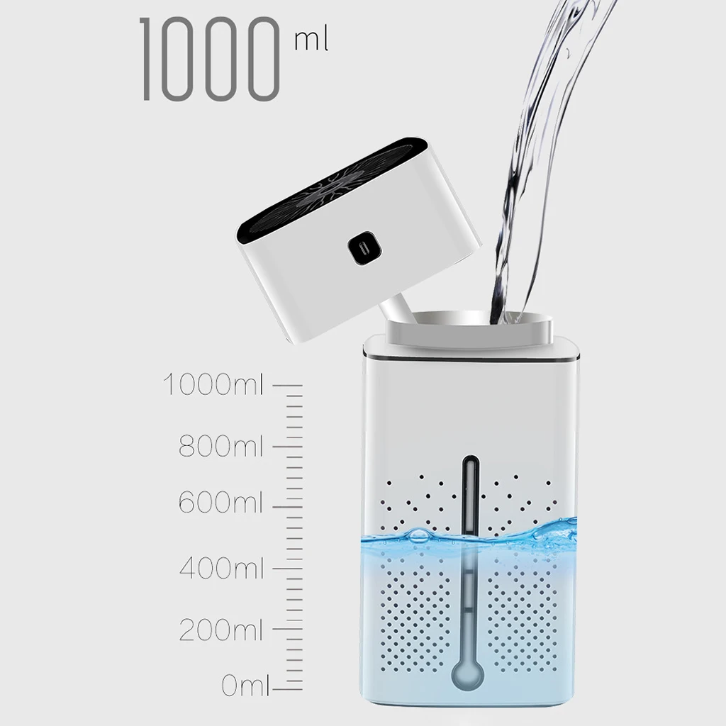 Office Space CarLliving Room Bedroom Air Humidifier 360 Degree Cool Mist Diffuser Essential Oil Mini Portable Air Humidifier