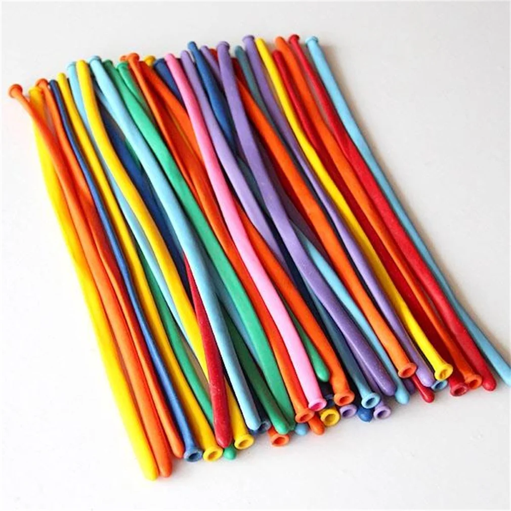 

100pcs 12" Mix Colors 260Q Magic Balloons for Party Wedding Birthday Gift Magic Long Animal Balloon Promotion twist Latex