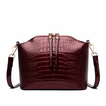 

Luxury Handbags Women Bags Designer 2019 Women Patent Leather Messenger Bag Sac A Main Crossbody Bags For Women Shoulder Bag