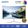 Anmite 23.8 inch  FHD Hdmi HDR Curved TFT LCD Monitor Gaming Game Competition Led Computer Display Screen HDMI/VGA ► Photo 1/6