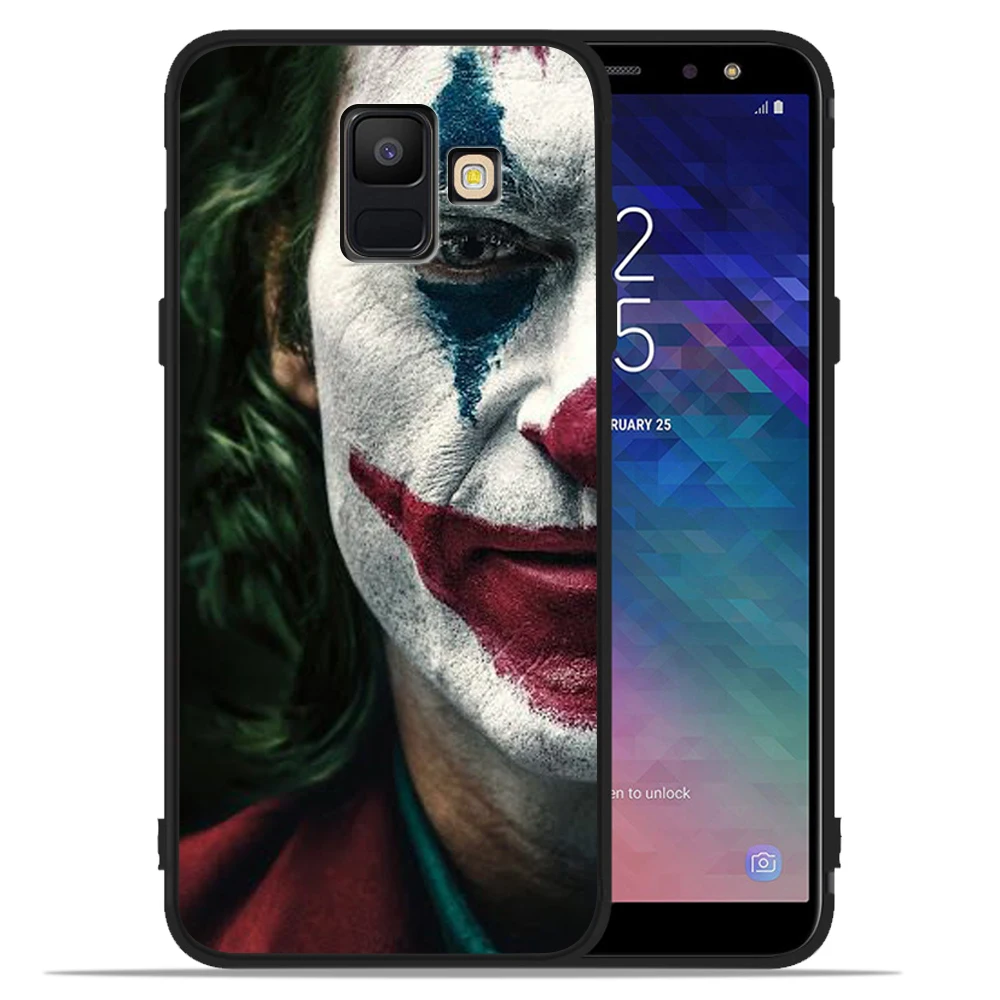 Джокер клоун плохой человек чехол для телефона для samsung Galaxy J8 J2 J4 J6 Plus J3 J5 J7 черный чехол Etui - Цвет: 14