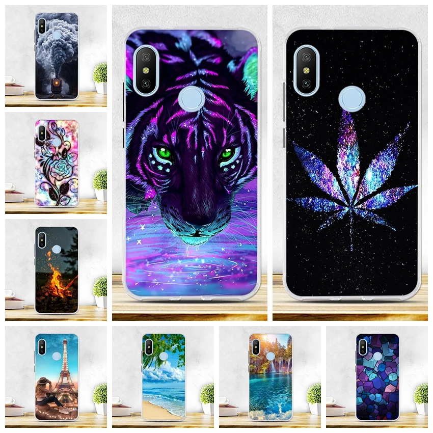 

Case for Xiaomi MI A2 LITE Case Soft TPU Soft Silicon Back Cover Redmi 6 Pro Cover Phone Cases For Xiomi MI A2 LITE bumper Coque