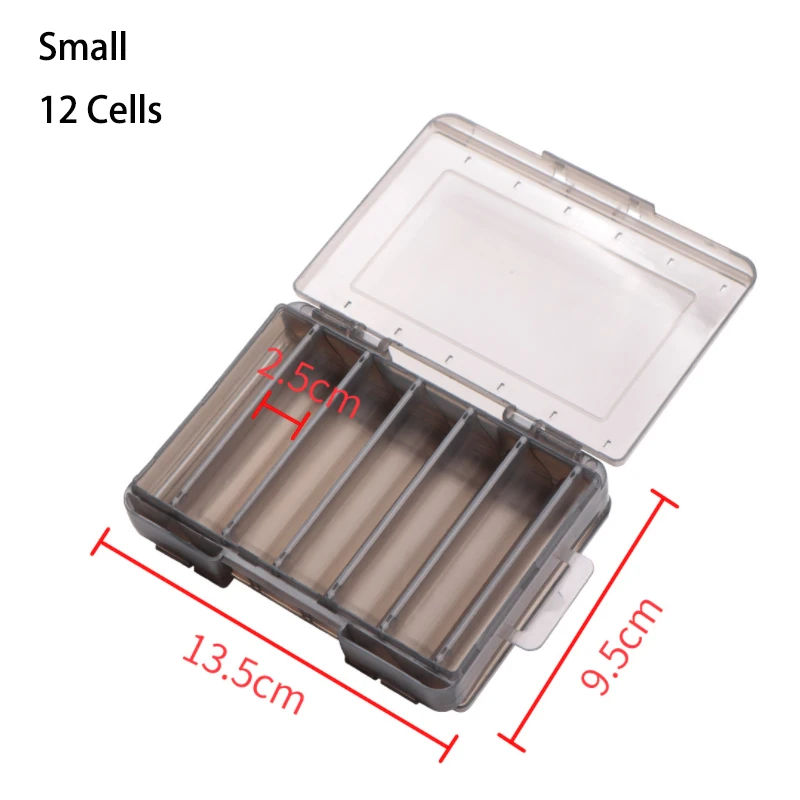 Lure Case Tackle Box for 12 Baits Lure 2 Sided Squid Jigs Box Container  Organizer Storage Case Fishing Accessories N0145 - AliExpress