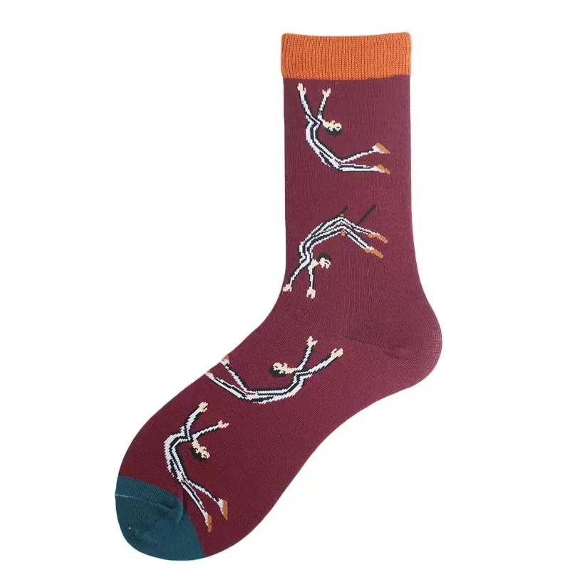 Fashion Cotton Men Socks Breathable All Seasons Socks Comfortable Socks