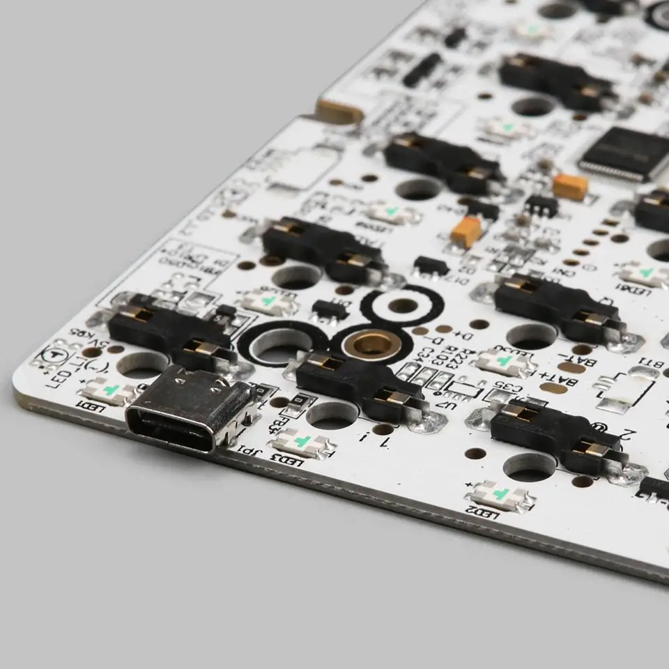 This is the back of the pcb for my womier k66, can you tell if its hot