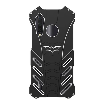 

For Xiaomi Mi A3 Case R-JUST Batman Rugged Outdoor Metal Aluminum Shockproof Kickstand Armor Case for Xiaomi CC9e A3