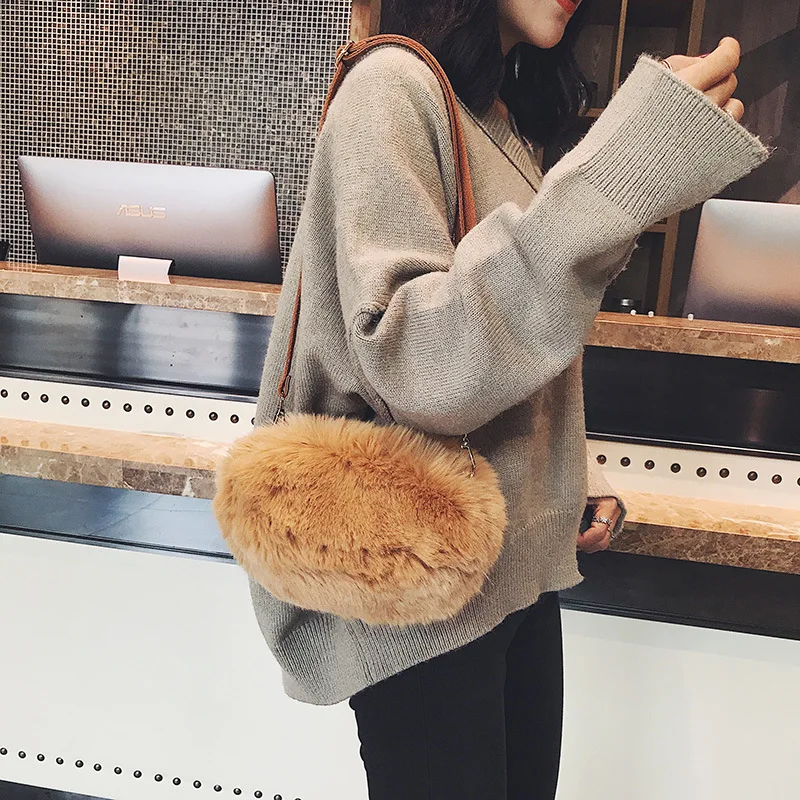 

Plush Pillow Debutante-Style Simple Catwalks Shoulder Oblique WOMEN'S Bag