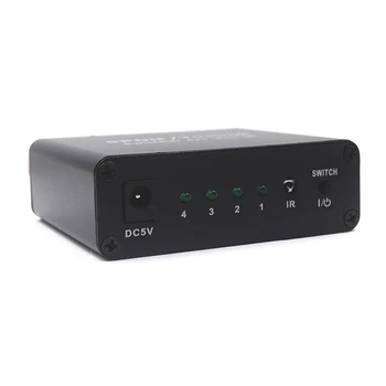 

4x1 Toslink Switch Digital Optical SPDIF Audio Switcher Box with IR Remote Control DU55