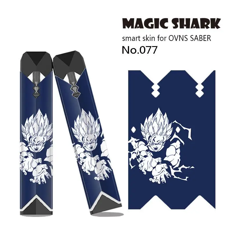 Наклейка Magic Shark Rick and Morty Paiting Dragon Ball Leaf Cat чехол наклейка пленка для OVNS SABER 068-082 - Цвет: 077