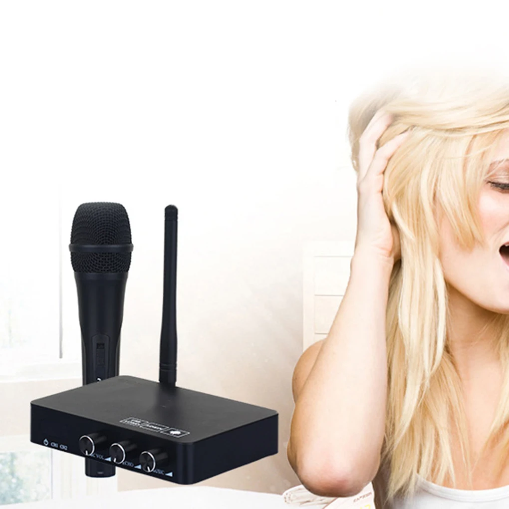 New Handheld Wireless Karaoke Microphone Karaoke Player Home Karaoke Echo Mixer System Digital Sound Audio Mixer Singing Machine