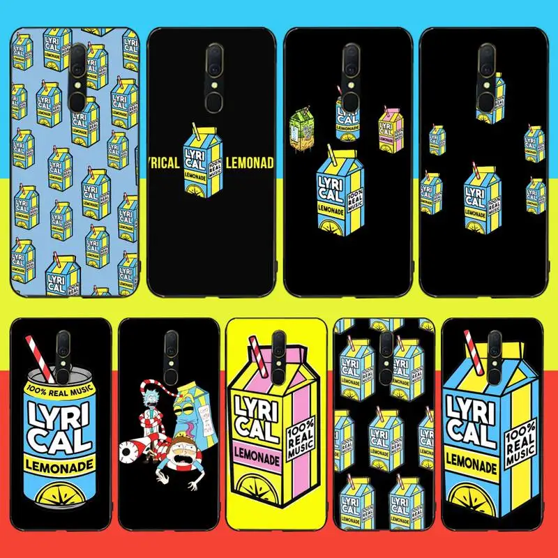 

NBDRUICAI Lyrical Lemonade Real Music Black Soft Shell Phone Case Capa For Oppo A5 A9 2020 Reno Z Realme5Pro R11 case